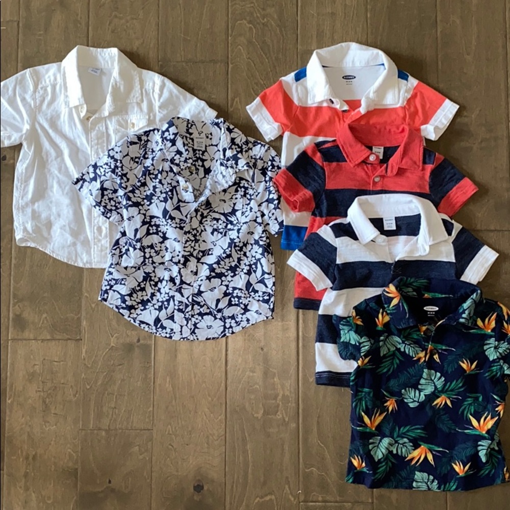 Old Navy boys’ button downs and polos